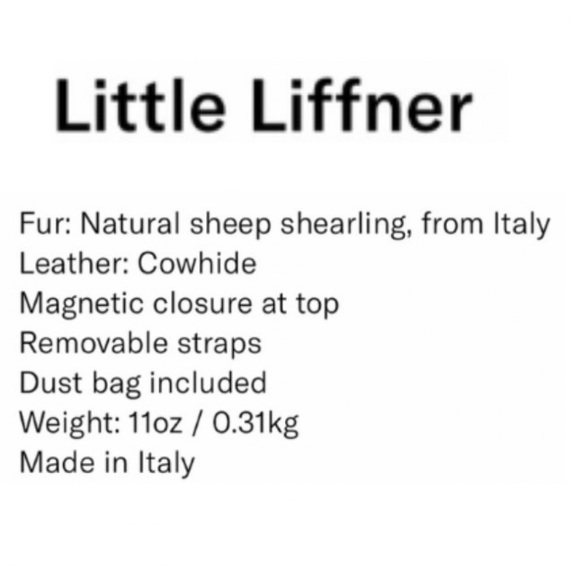 ✅Shearling Crossbody Made in Italy/Removable Strap. - Picture 8 of 16